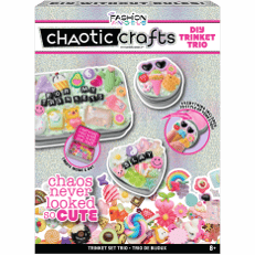 Fashion Angels Chaotic Crafts Trinket Trio DIY Design Kit