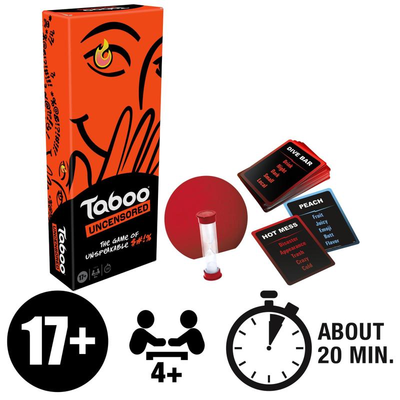 Taboo Uncensored Adult Party Board Game