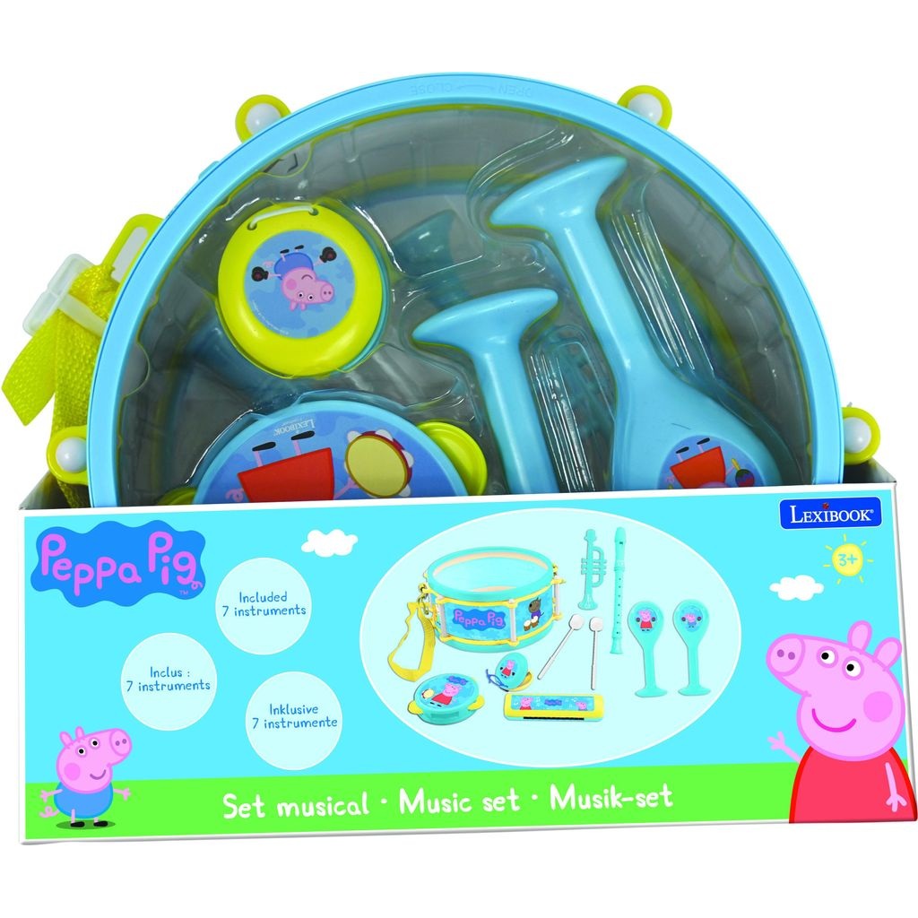 Lexibook Peppa Pig 7-Piece Musical Instrument Set