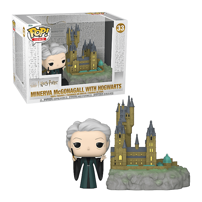 Funko Pop! Vinyl Town Harry Potter Minerva McGonagall with Hogwarts #33