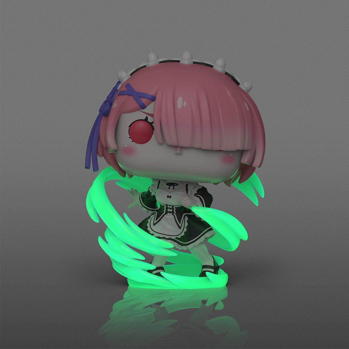 Funko Pop! Vinyl Plus Re:ZERO Ram (Wind Magic) (Glow)
