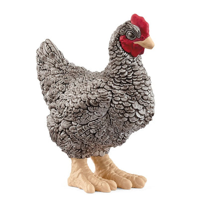 Schleich Farm World Plymouth Rock Chicken Animal Figure