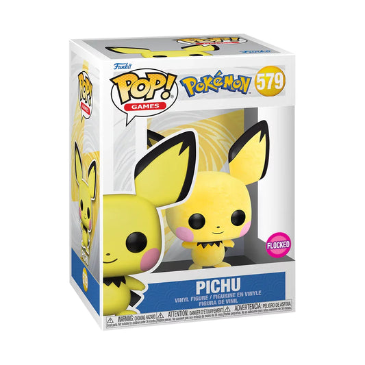 Funko Pop! Vinyl Pokémon Pichu (Flocked) #579