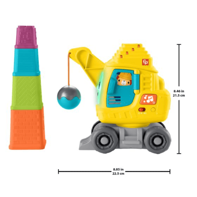 Fisher Price: Count & Stack Crane 194735228225