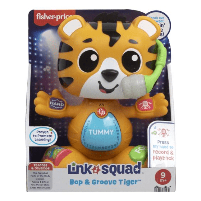 Fisher Price: Link Squad Bop & Learn Tiger 194735249930