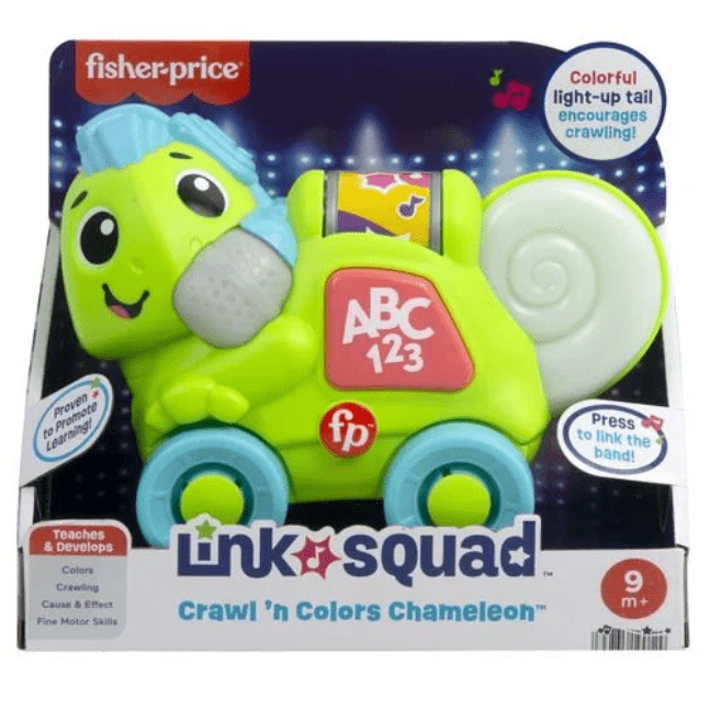 Fisher Price: Link Squad Crawl and Colours Chameleon 194735249909