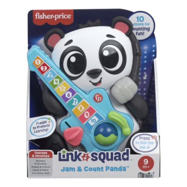 Fisher Price: Link Squad Jam & Count Panda 194735249916