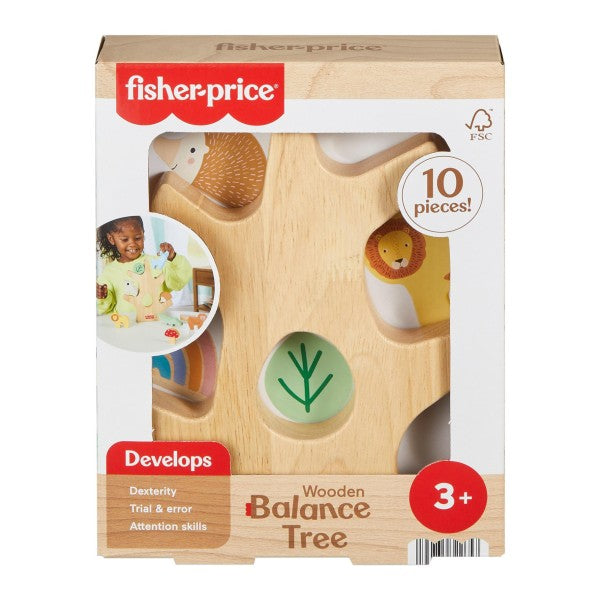 Fisher-Price Wooden Balance Tree Stacking Toy