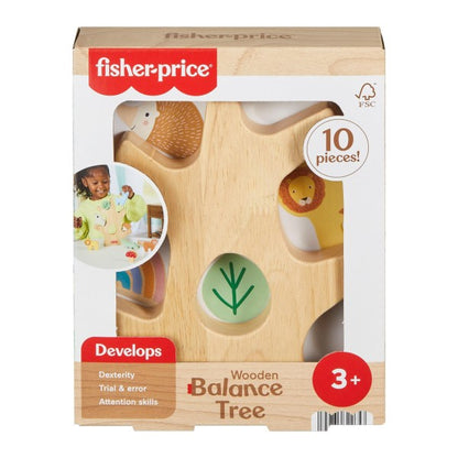 Fisher-Price Wooden Balance Tree Stacking Toy