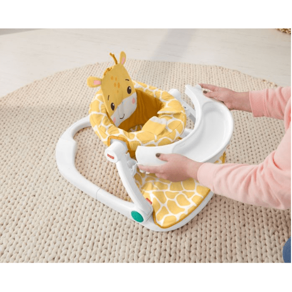 Fisher Price: Giraffe Sit Me Up Floor Seat with Tray 0194735159895