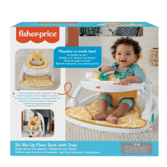 Fisher Price: Giraffe Sit Me Up Floor Seat with Tray 0194735159895