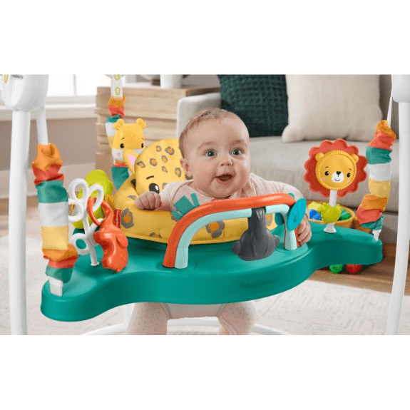 Fisher Price: Leaping Leopard Jumperoo 0194735137978