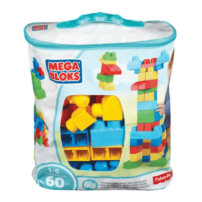 Fisher Price: Mega Bloks Big Building Bag Blue 065541084162