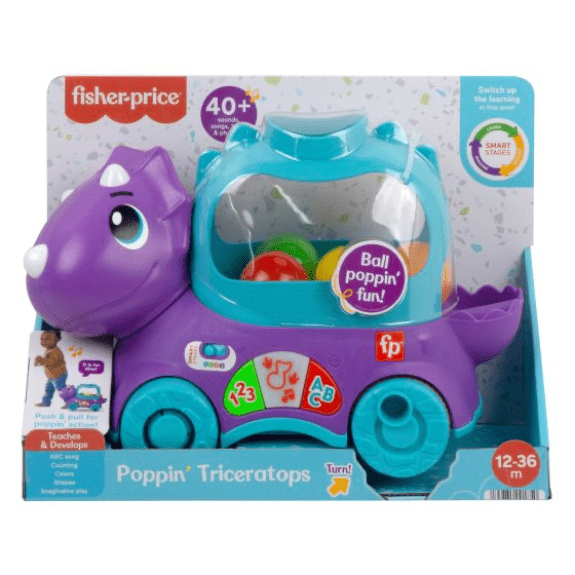 Fisher Price: Poppin' Triceratops 0194735148165
