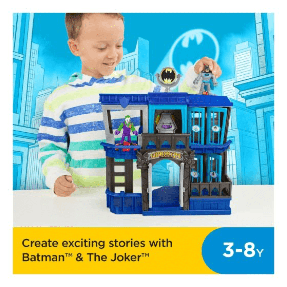 Replacement Bane Figure For Fisher-Price Imaginext DC Super Friends Gotham City Jail Playset W9642 - Poseable Villain
