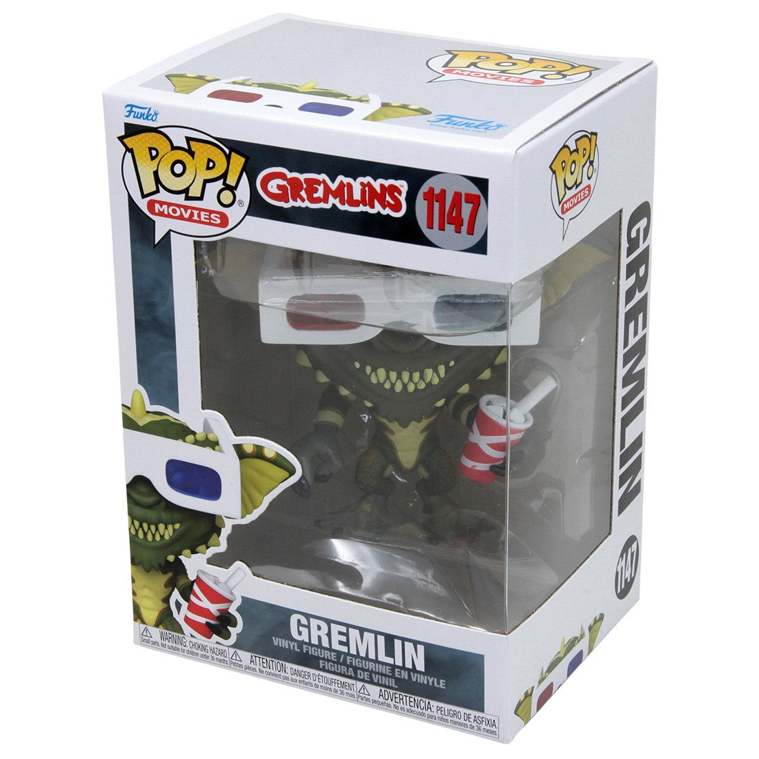 Funko Pop! Vinyl Movies Gremlins Gremlin with 3D Glasses #1147 Vinyl Figure #1147