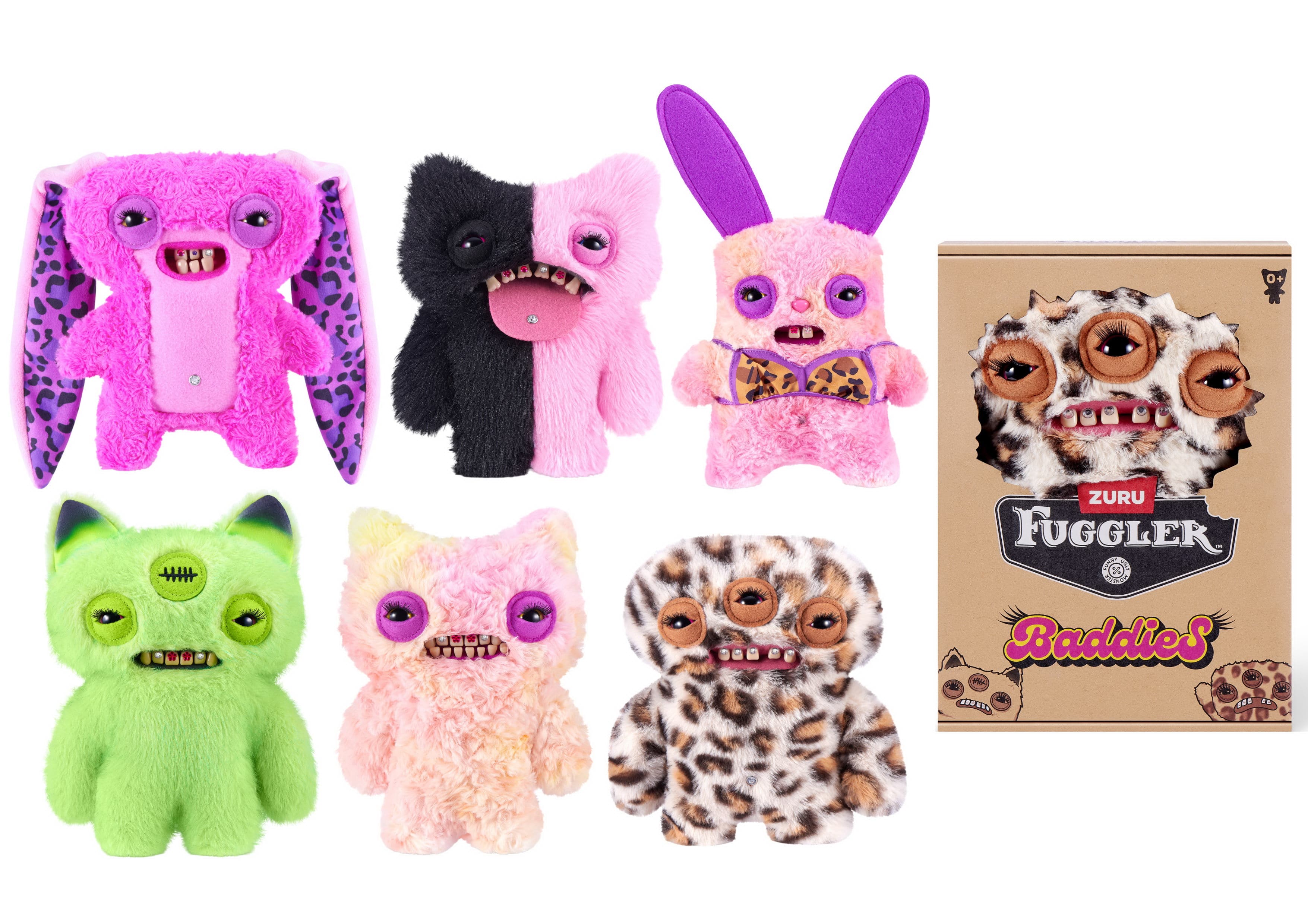 Fuggler - Baddies Fugg 9-Inch (22cm) Plush Soft Toy - Series 1 | Choose Your Character