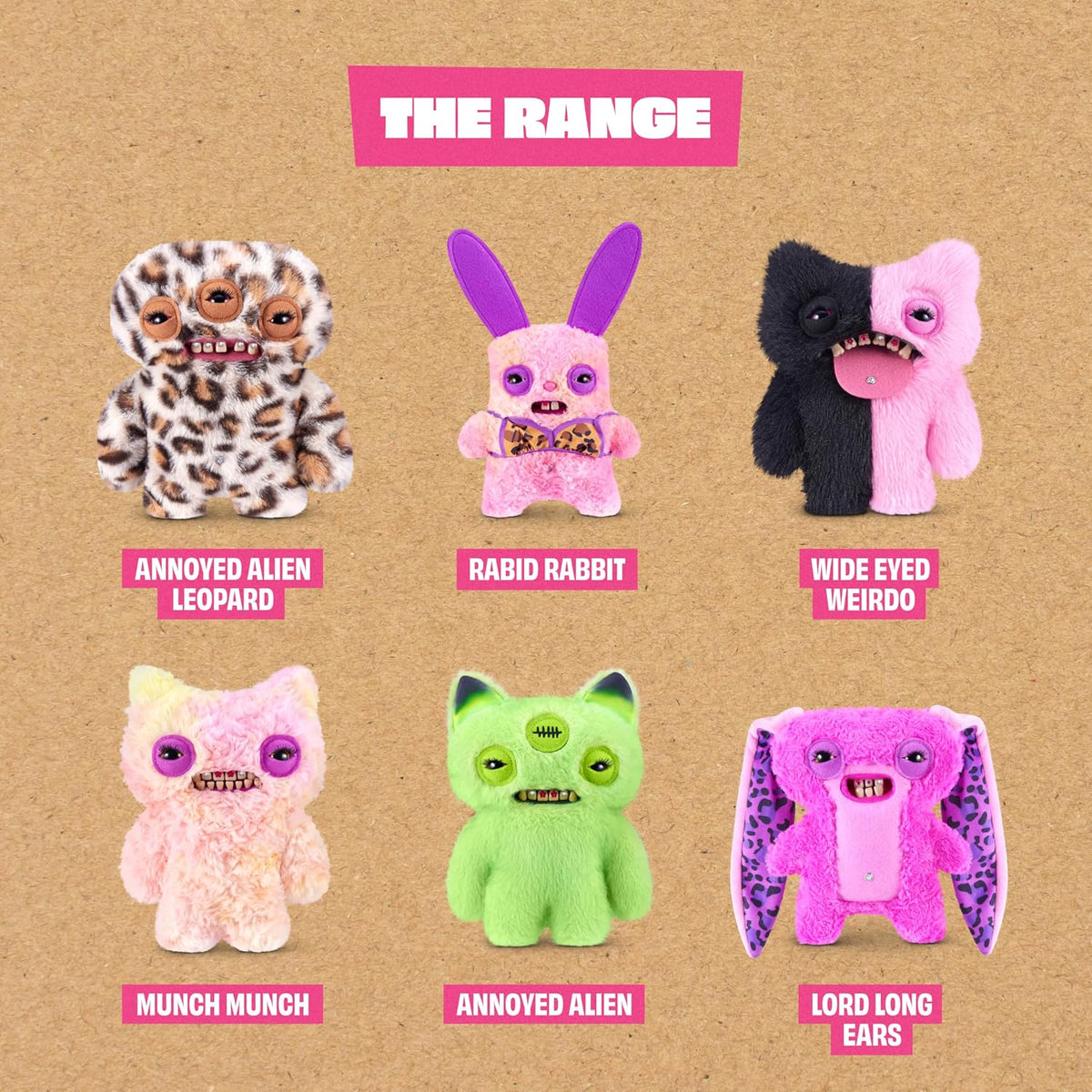Fuggler - Baddies Fugg 9-Inch (22cm) Plush Soft Toy - Series 1 | Choose Your Character