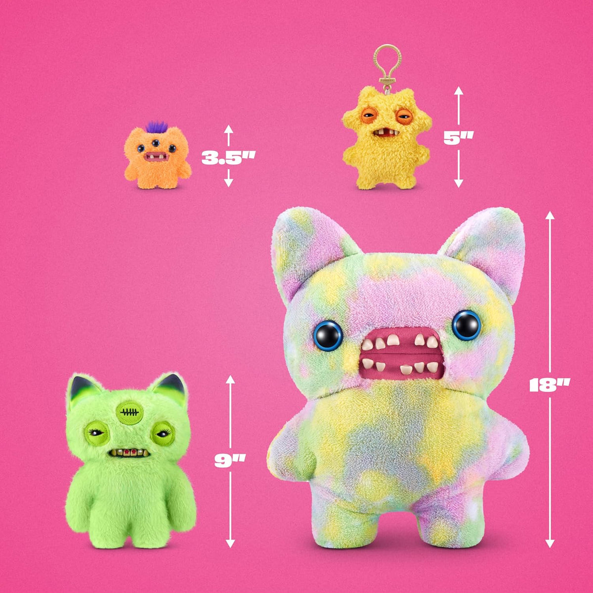 Fuggler - Baddies Fugg 9-Inch (22cm) Plush Soft Toy - Series 1 | Choose Your Character