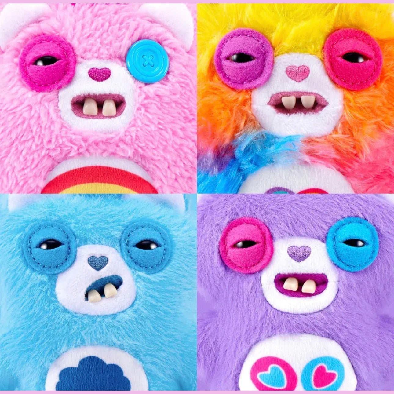 Fuggler - Care Bears - 5 Inch Plush Bag Charms - Mystery Box (1 Box Selected at Random) 193052099891