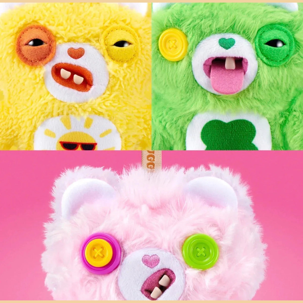 Fuggler - Care Bears - 5 Inch Plush Bag Charms - Mystery Box (1 Box Selected at Random) 193052099891