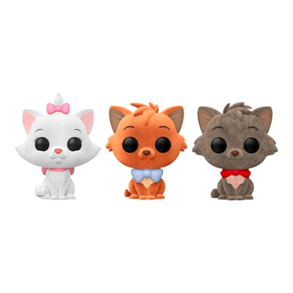 Funko Pop! - Aristocats - Marie / Toulouse / Barlioz- 3 Pack - Flocked Walmart Exclusive 889698683920