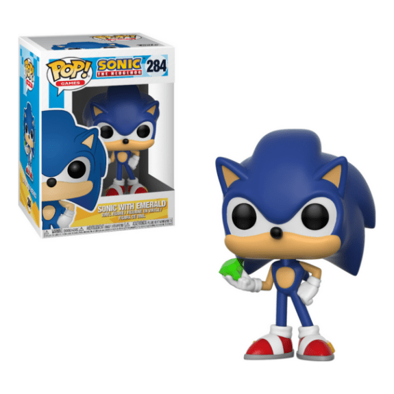 Funko Pop! Games - Sonic The Hedgehog - Sonic With Emerald 889698201476