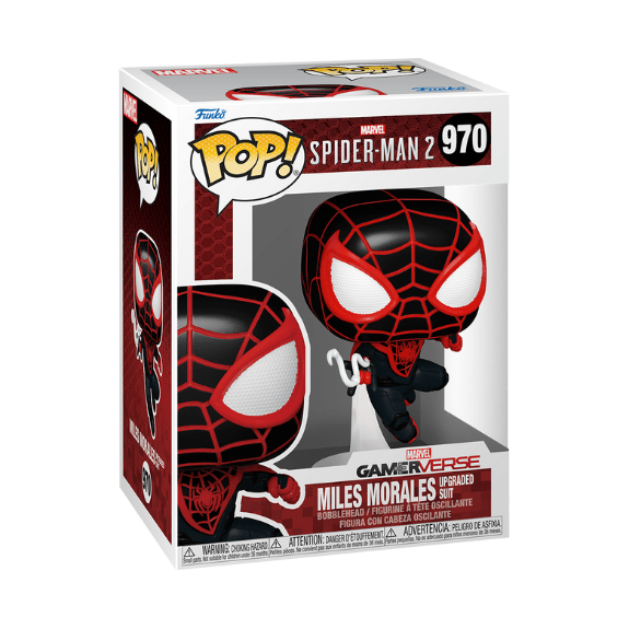 Funko Pop! Marvel Spider-man 2 Miles Morales Upgraded Suit #970 889698761086