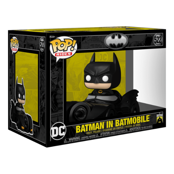 Funko Pop! Ride Deluxe - Batman 85th - Batman with Batmobile 889698806893