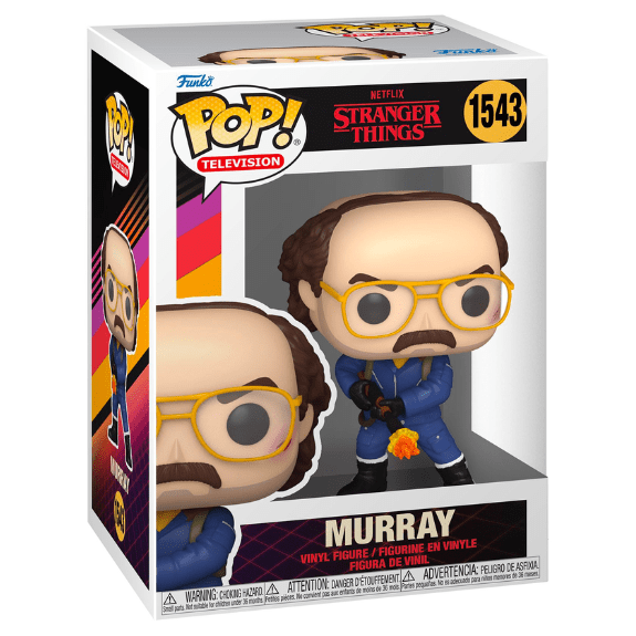 Funko Pop! - Stranger Things -  Murray Flamethrower #1543 889698744188