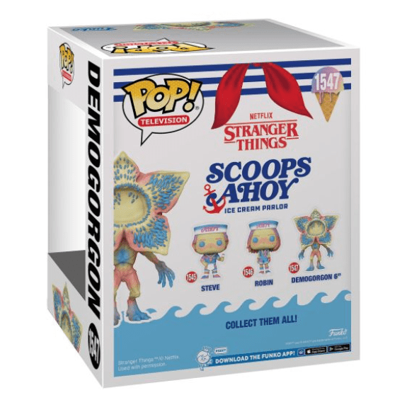 Funko Pop! Super 6" Stranger Things (Scoops Ahoy) Demogorgon #1547 889698799966