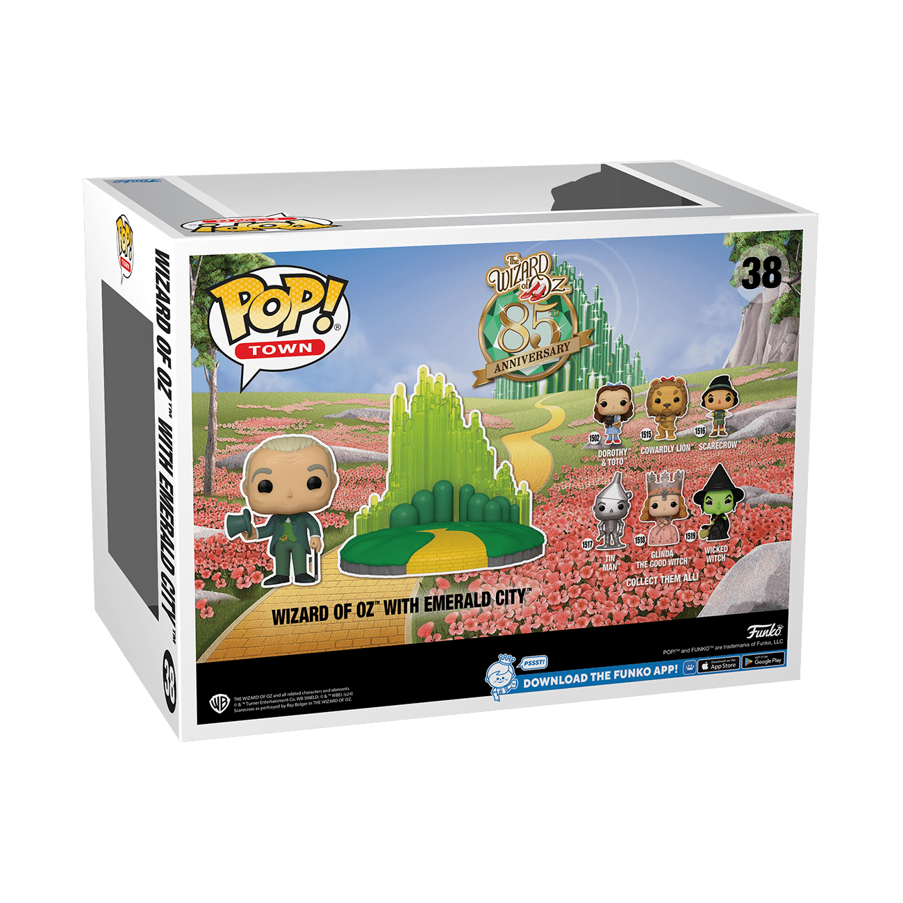 Funko Pop! Town - TWOO - Emerald City with Wizard Figure 889698759786