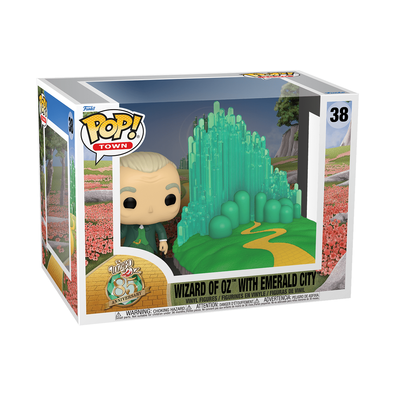 Funko Pop! Town - TWOO - Emerald City with Wizard Figure 889698759786