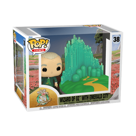 Funko Pop! Town - TWOO - Emerald City with Wizard Figure 889698759786