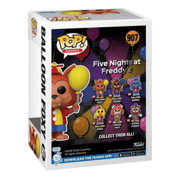 Funko Pop! Vinyl - Five Nights At Freddy's - Balloon Foxy 889698676274