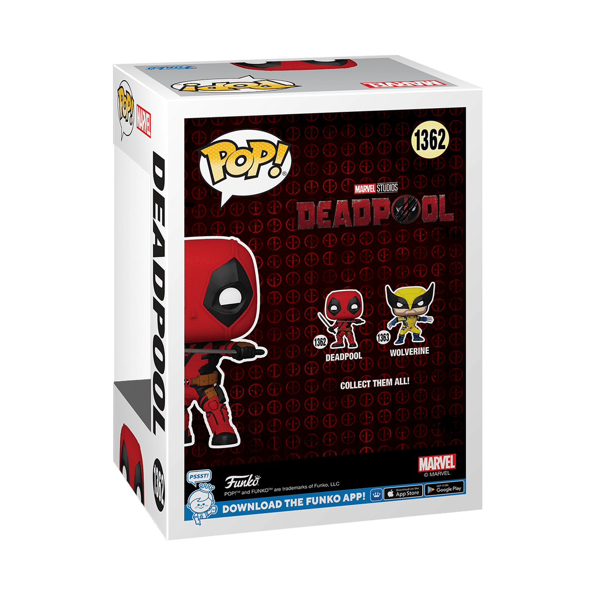 Funko Pop! Vinyl - Marvel Deadpool 3 Deadpool Figure 889698797665