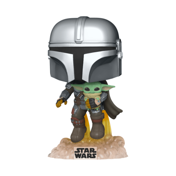 Funko Pop! Vinyl - Star Wars - Mandalorian - Mandolorian with Jet Pack - 402 889698509596