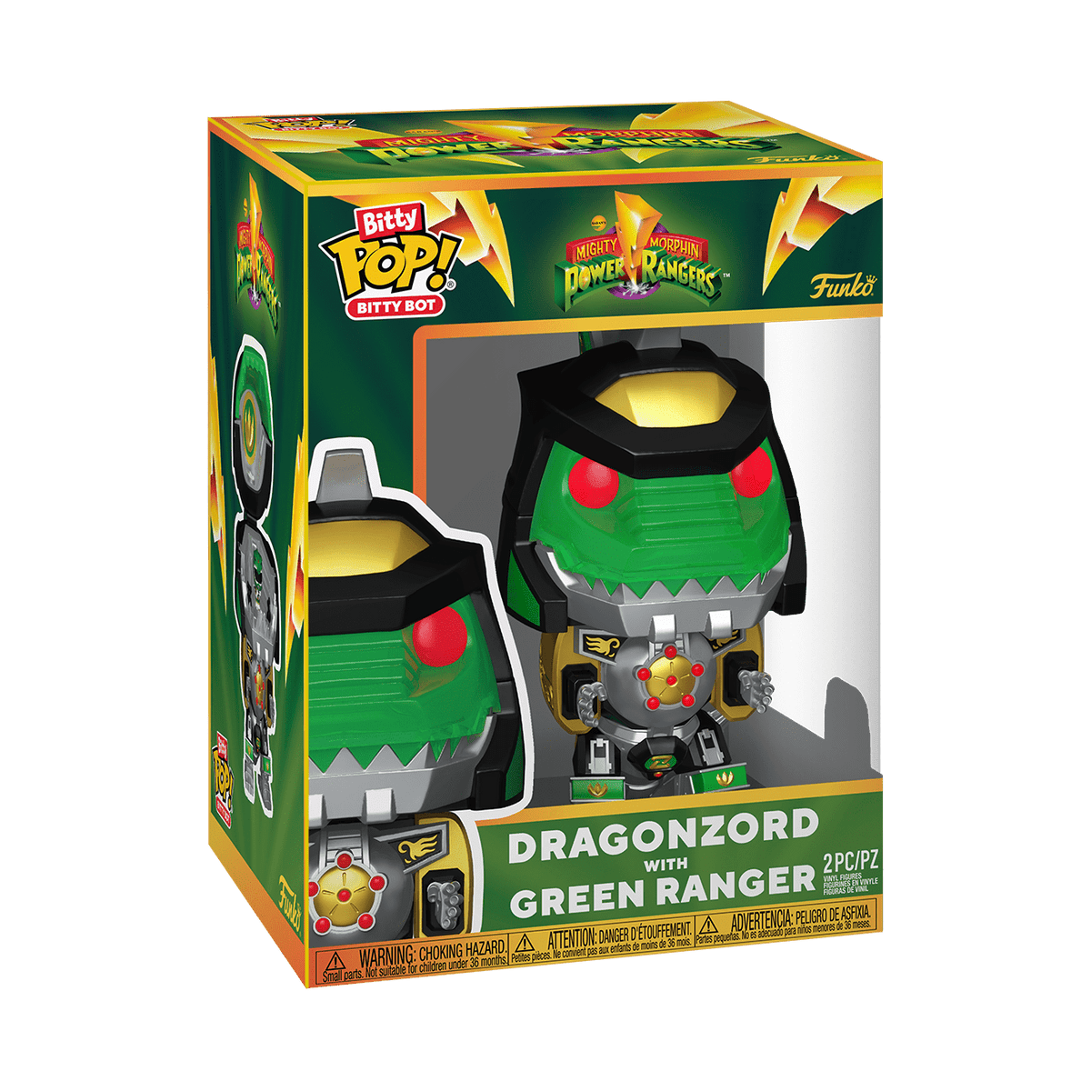 Bitty Pop! Bots - Power Rangers - Dragon Zord w/GR