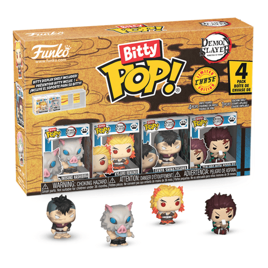 Bitty POP: Demon Slayer - Inosuke 4 Pack
