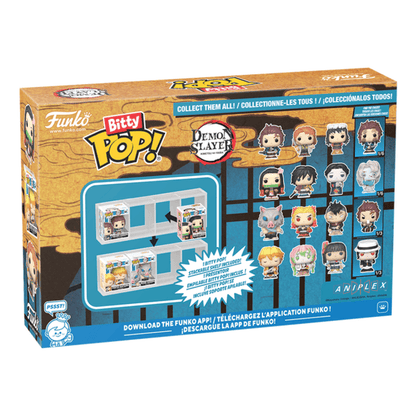 Bitty POP: Demon Slayer - Tanjiro 4 Pack