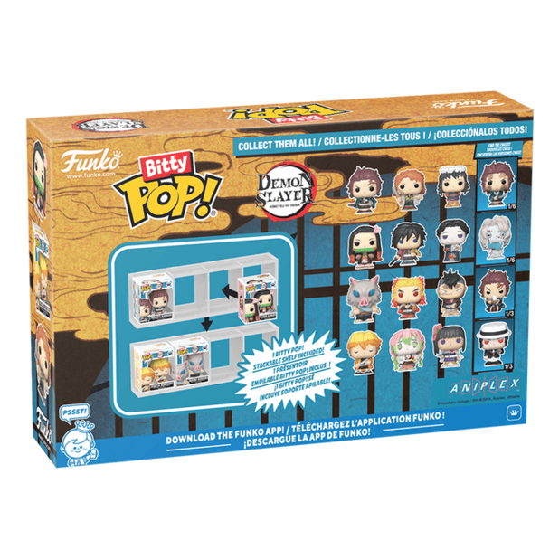 Bitty POP: Demon Slayer - Tanjiro 4 Pack