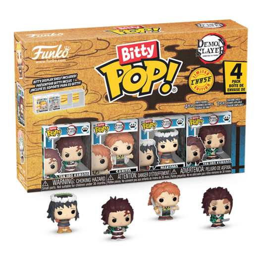 Bitty POP: Demon Slayer - Tanjiro 4 Pack