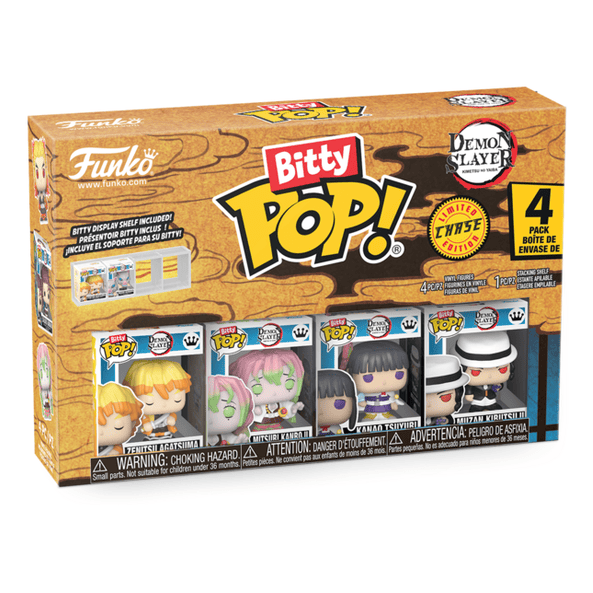 Bitty POP: Demon Slayer - Zenitsu 4 Pack
