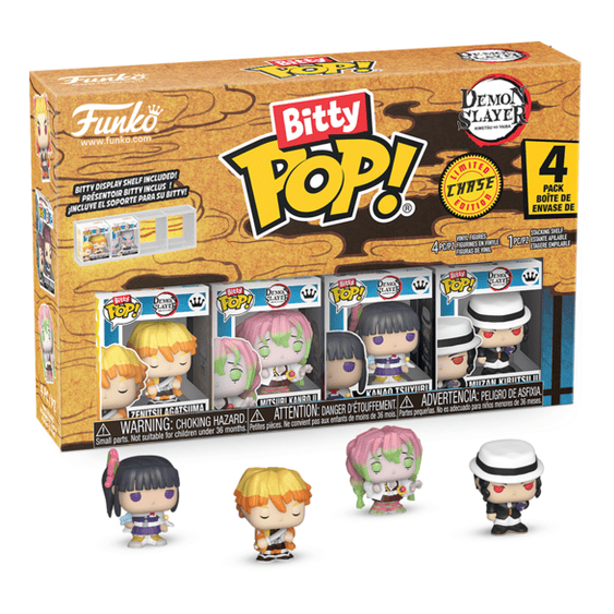 Bitty POP: Demon Slayer - Zenitsu 4 Pack