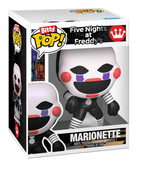 Bitty Pop! - FNAF - Withered Golden Freddy 4 Pack Withered Golden Freddy, Marionette, Lolbit (Choose your Chase)