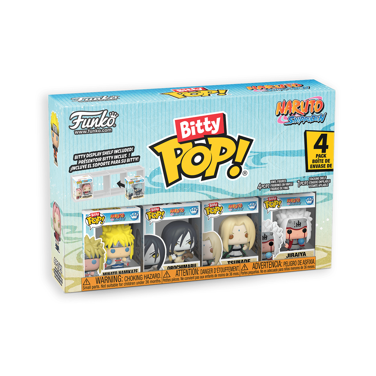 Bitty POP: Naruto Shippuden - Team 2 4 Pack