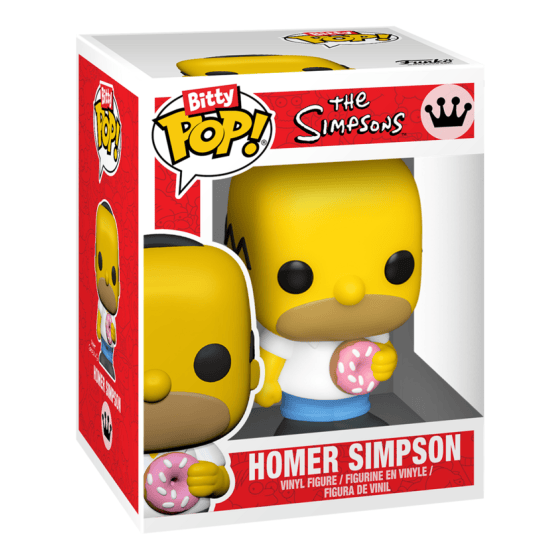 Bitty Pop! - The Simpsons - 4 Pack (Choose your Chase)