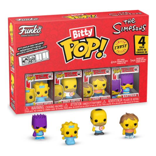 Bitty Pop! - The Simpsons - 4 Pack (Choose your Chase)