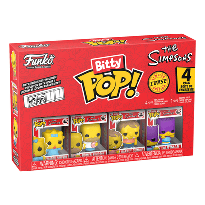 Bitty Pop! - The Simpsons - 4 Pack (Choose your Chase)