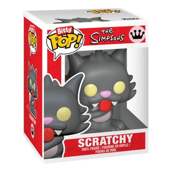 Bitty Pop! - The Simpsons - 4 Pack - Scratchy, Grampa Simpson, Lisa Simpson (Choose your Chase)